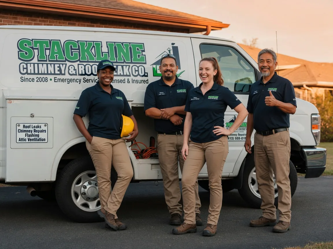 Chimney flashing repair company in Fort Gibson, OK